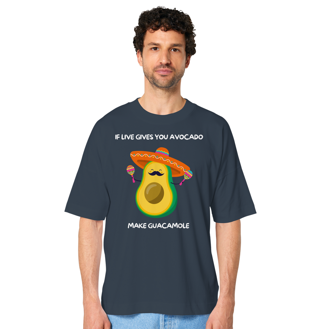 If live gives you avocado... - Organic Oversize Shirt