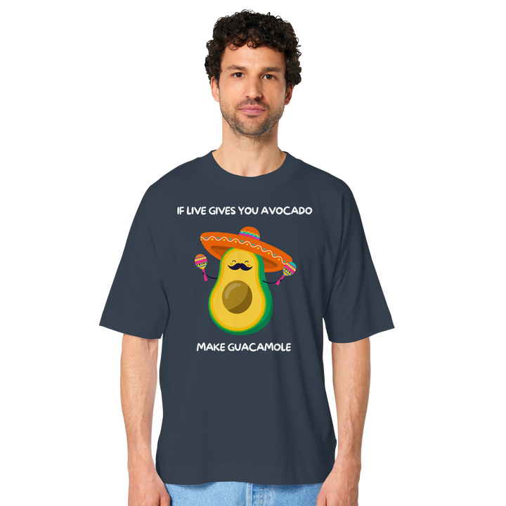 If live gives you avocado... - Organic Oversize Shirt