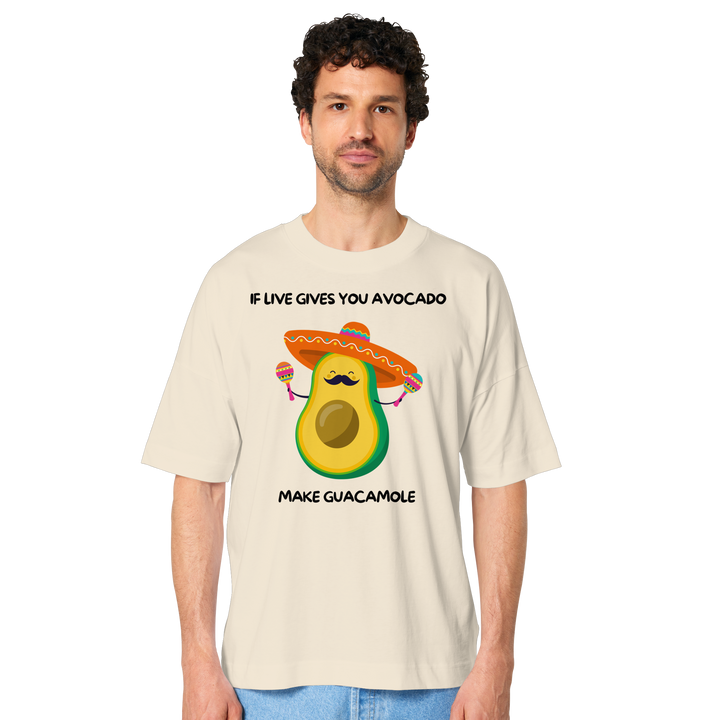 If live gives you avocado... - Organic Oversize Shirt