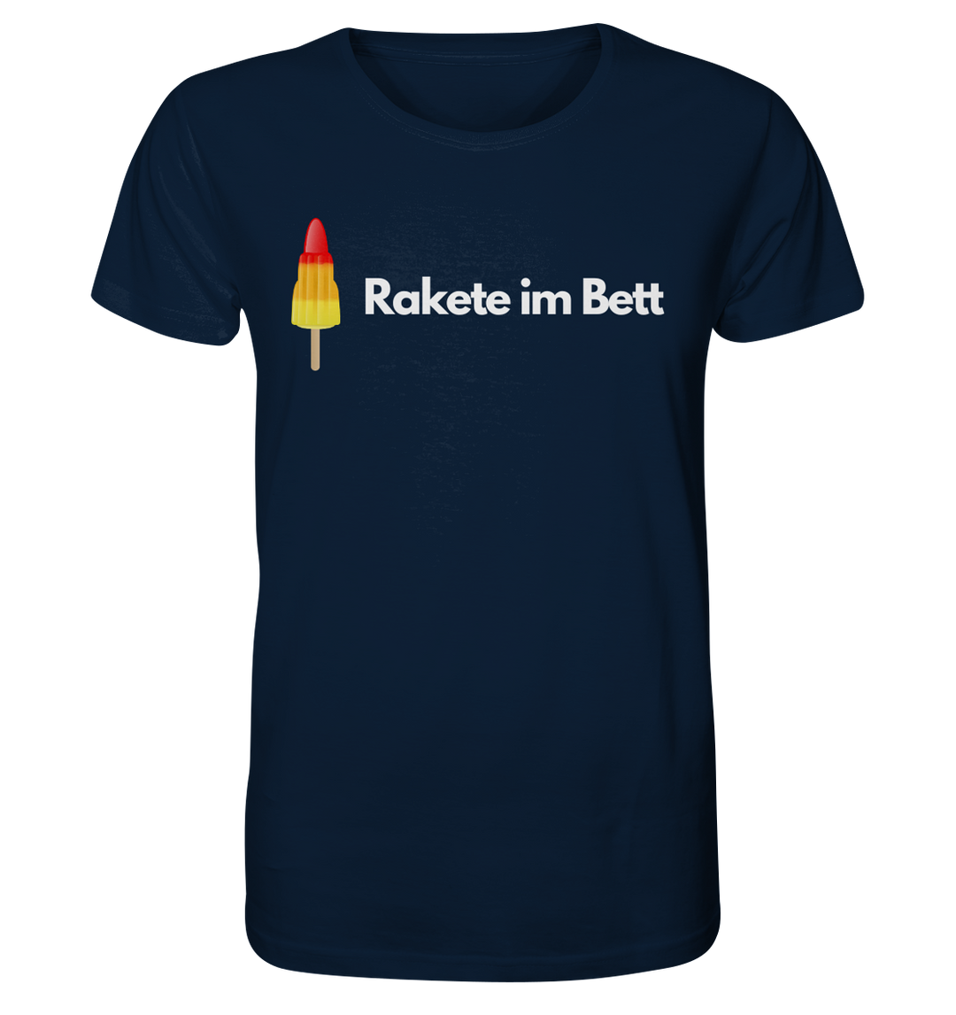 Rakete im Bett - Organic Shirt