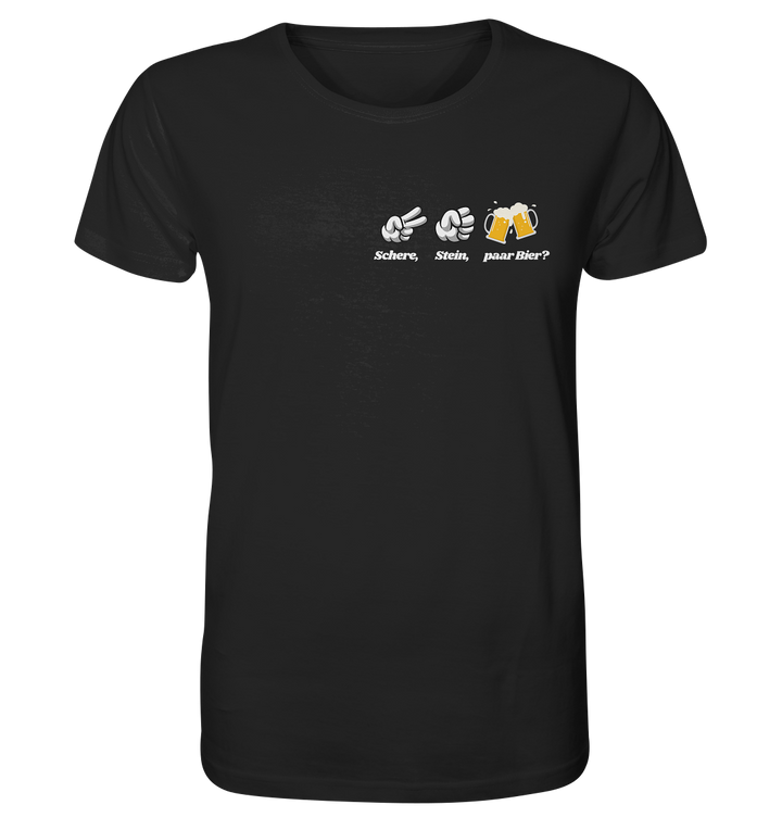 Schere, Stein, paar Bier? - Organic Shirt