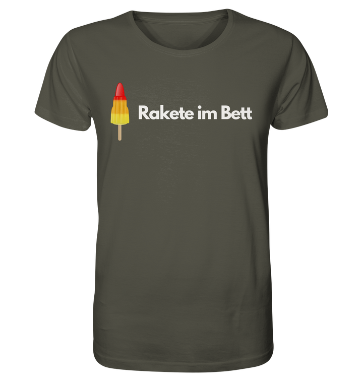 Rakete im Bett - Organic Shirt