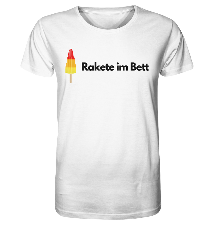 Rakete im Bett - Organic Shirt