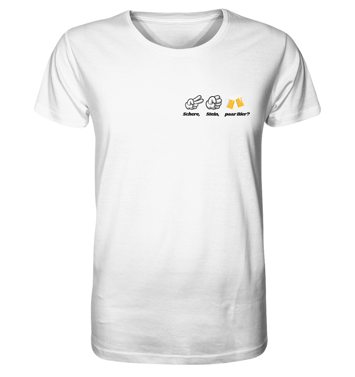 Schere, Stein, paar Bier? - Organic Shirt