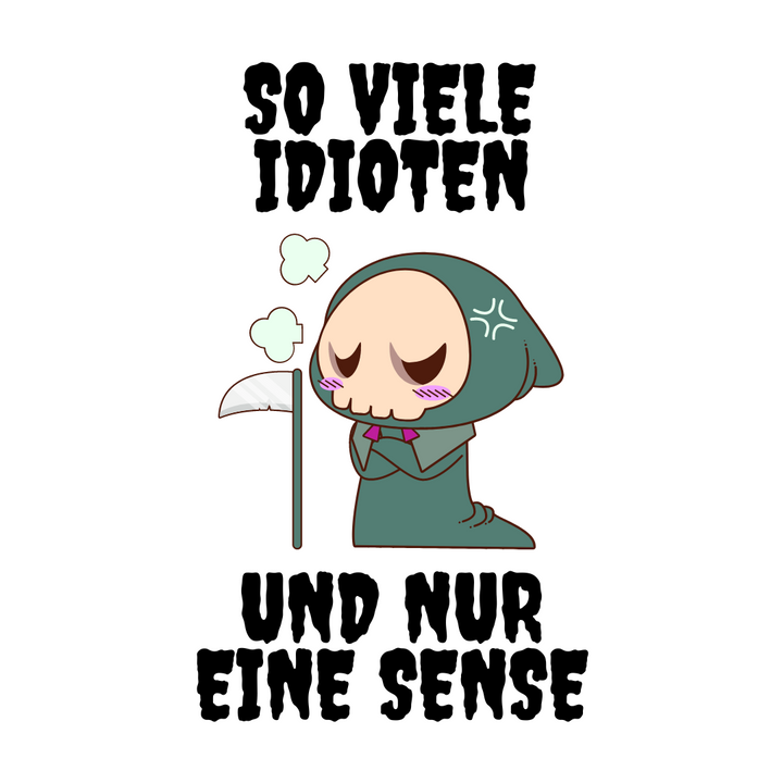 So viele Idioten... - Organic Hoodie